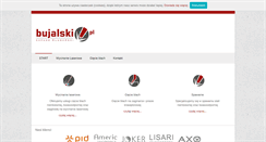 Desktop Screenshot of bujalski.pl