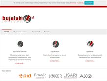Tablet Screenshot of bujalski.pl
